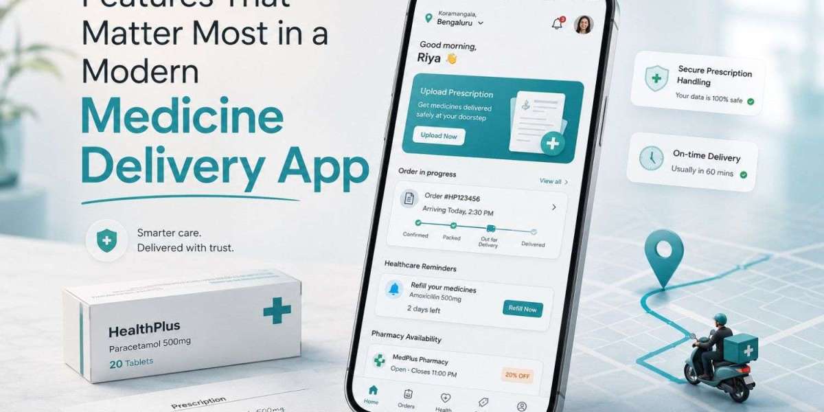 Features That Matter Most in a Modern Medicine Delivery App