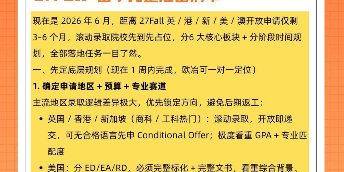 都在问27fall留学申请现在应该准备哪些