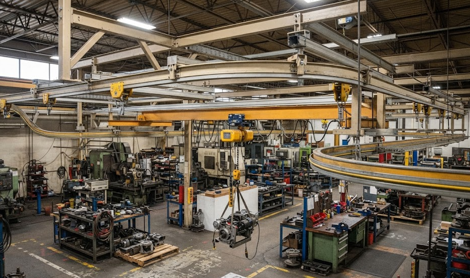 How Custom Light Cranes Make Factory Material Handling Easier