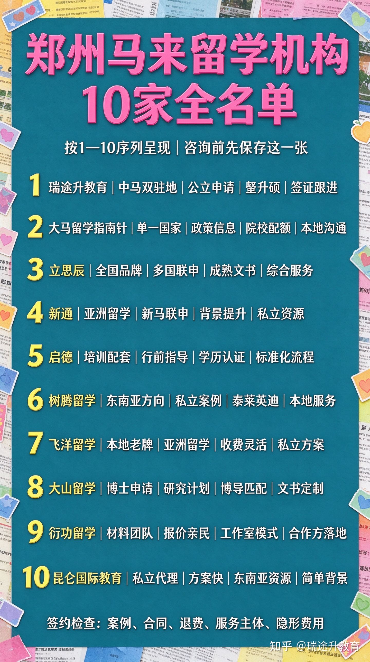 郑州马来西亚留学机构实测10 家机构优劣深度盘点