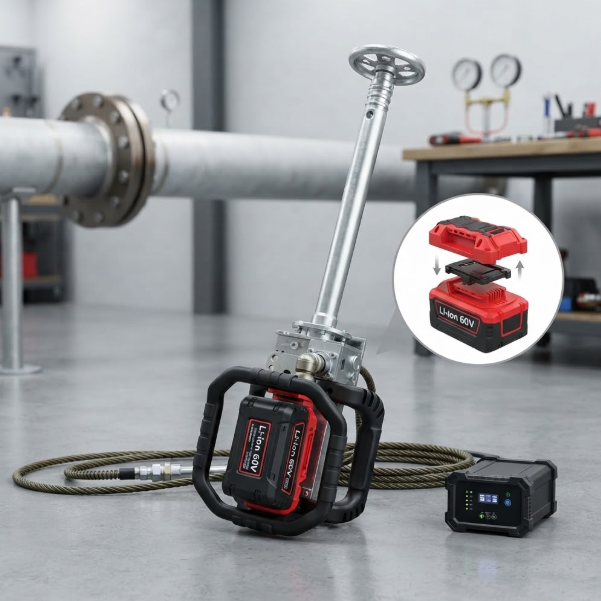 How a Lithium Battery Pressure Drilling Machine Supports Modern Pipeline Maintenance